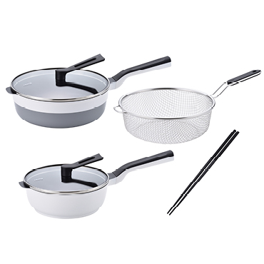 レミプラス＆ミニ＆ストレーナー＆菜箸セット（ホワイト）